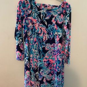 Lilly Pulitzer velvet swing dress